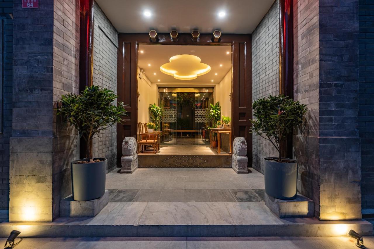 Qiuguo Hutong Courtyard Hotel Peking Exteriör bild